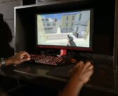 person playing counter strike